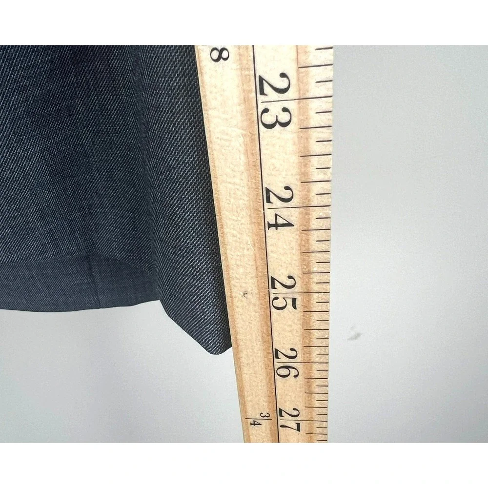 Lauren Ralph Lauren Gray Suit 48R 100% Wool Natural Stretch Flat Front Two Piece